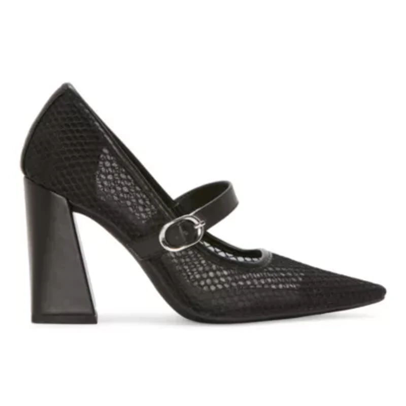 Worthington Otty Womens Pointed Closed Toe Block Heel Pumps