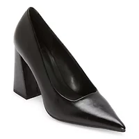 Worthington Omarkey Womens Pointed Closed Toe Block Heel Pumps