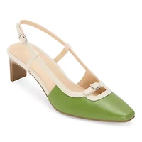 Liz Claiborne Riverview Womens Square Closed Toe Block Heel Pumps