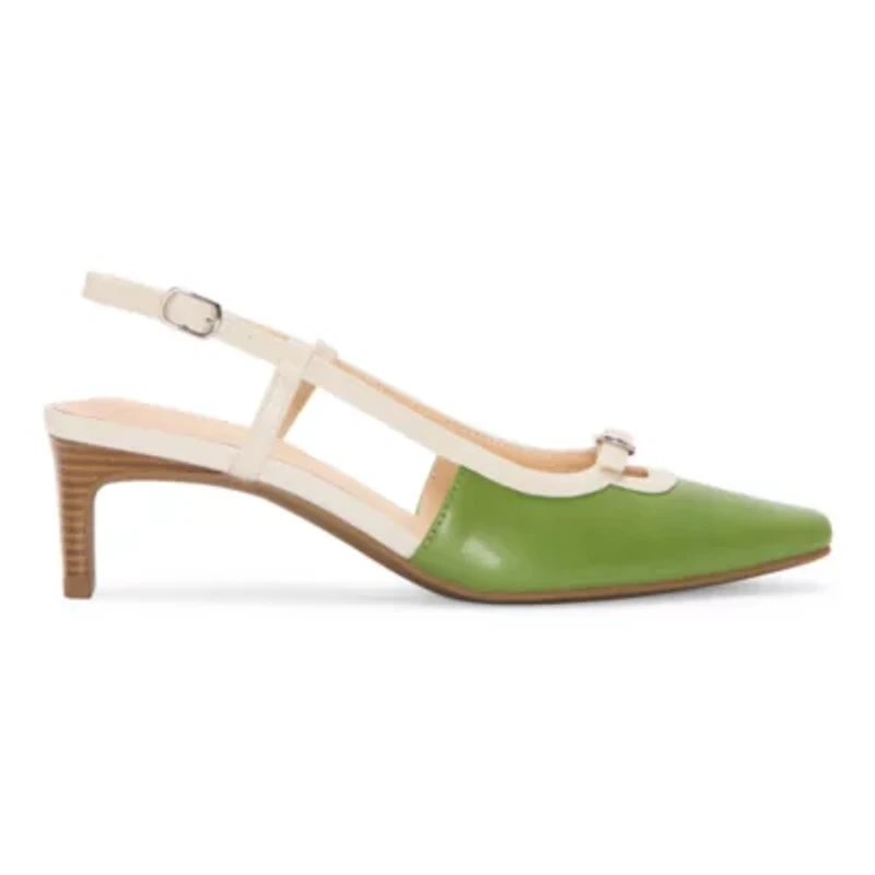 Liz Claiborne Riverview Womens Square Closed Toe Block Heel Pumps