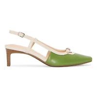 Liz Claiborne Riverview Womens Square Closed Toe Block Heel Pumps