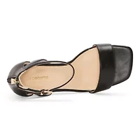 Liz Claiborne Harnie Womens Round Open Toe Block Heel Pumps