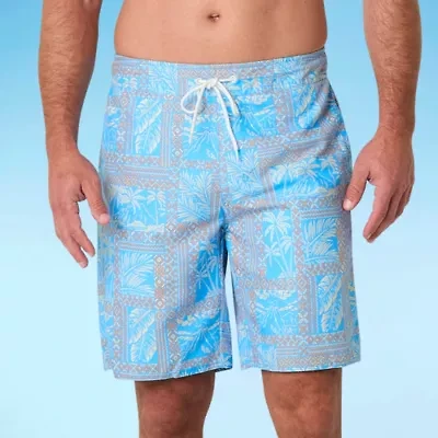 St. John's Bay E-Board Mens Floral Swim Shorts