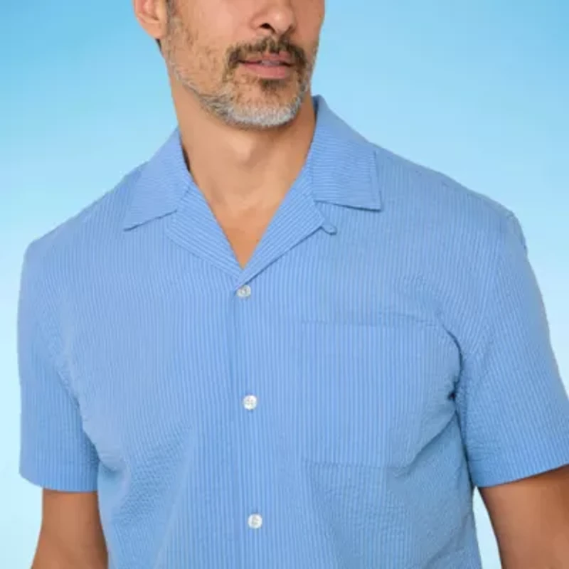 St. John's Bay Striped Swim Shirt