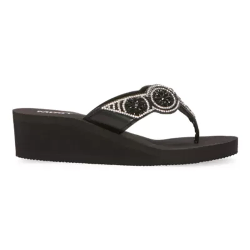 Mixit Womens 5 Disc Wedge Sandals