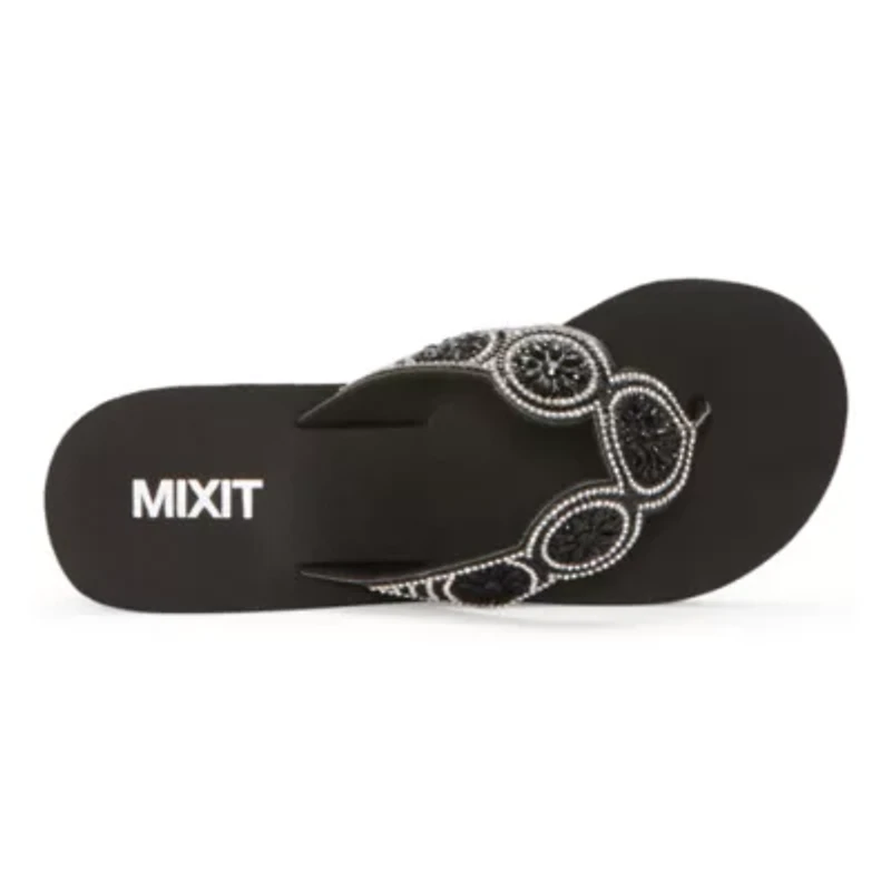 Mixit Womens 5 Disc Wedge Sandals