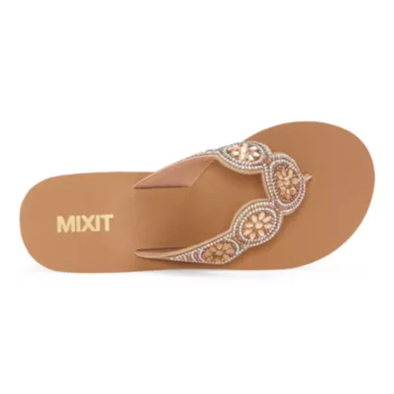 Mixit Womens 5 Disc Wedge Sandals