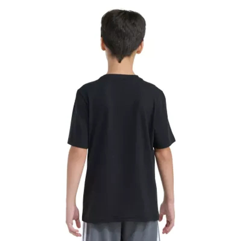 adidas Big Kid Boys Crew Neck Short Sleeve Regular Fit Graphic T-Shirt