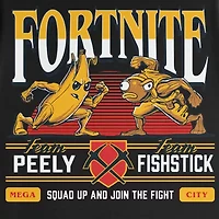 Novelty Mens Crew Neck Short Sleeve Regular Fit Fortnite Graphic T-Shirt