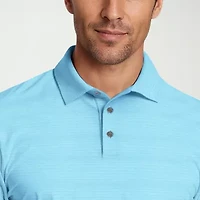 PGA TOUR Mens Regular Fit Short Sleeve Polo Shirt