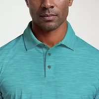 PGA TOUR Jaspe Airflux Mens Classic Fit Short Sleeve Polo Shirt