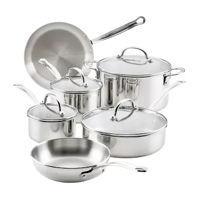Farberware Millennium Stainless Steel 10-pc. Cookware Set