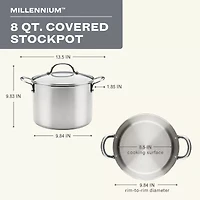 Farberware Millennium Stainless Steel 8-qt. Stockpot