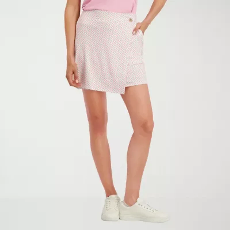 Stella Parker Womens Mid Rise Skort