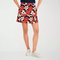 Stella Parker Womens Mid Rise Skort