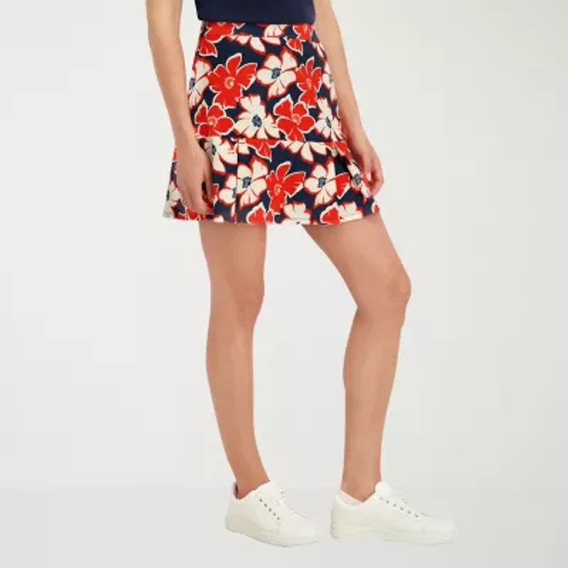 Stella Parker Womens Mid Rise Skort