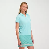 Stella Parker Womens Short Sleeve Polo Shirt