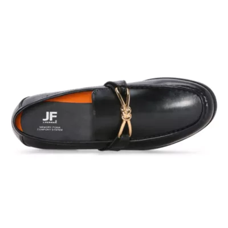 J. Ferrar Crosby Mens Moc Closed Toe Loafers