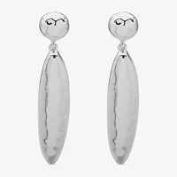 Worthington Silver Tone Womens Drop Earrings