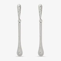 Worthington Silver Tone Womens Drop Earrings