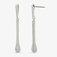 Worthington Silver Tone Womens Drop Earrings