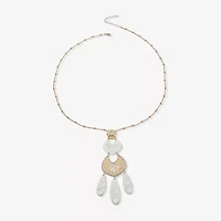 a.n.a Two Tone Womens 30 Inch Pendant Necklace