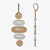 a.n.a Two Tone Womens Drop Earrings