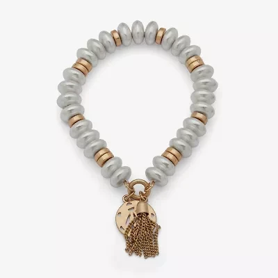 a.n.a Two Tone Womens Stretch Bracelet