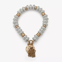 a.n.a Two Tone Womens Stretch Bracelet