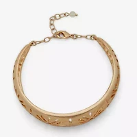 a.n.a Gold Tone Womens Cuff Bracelet