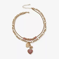 a.n.a Gold Tone Womens 16 Inch Strand Necklace