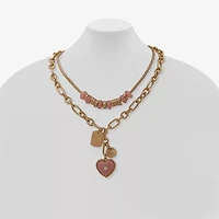 a.n.a Gold Tone Womens 16 Inch Strand Necklace