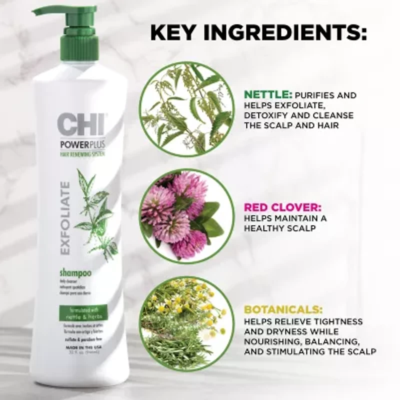 CHI Styling Powerplus Exfoliate Shampo Hair Loss Treatment
