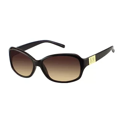 Liz Claiborne Annika Womens Rectangular Sunglasses