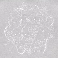 Womens Long Sleeve Hello Kitty Fleece Hoodie