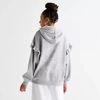 Womens Long Sleeve Hello Kitty Fleece Hoodie