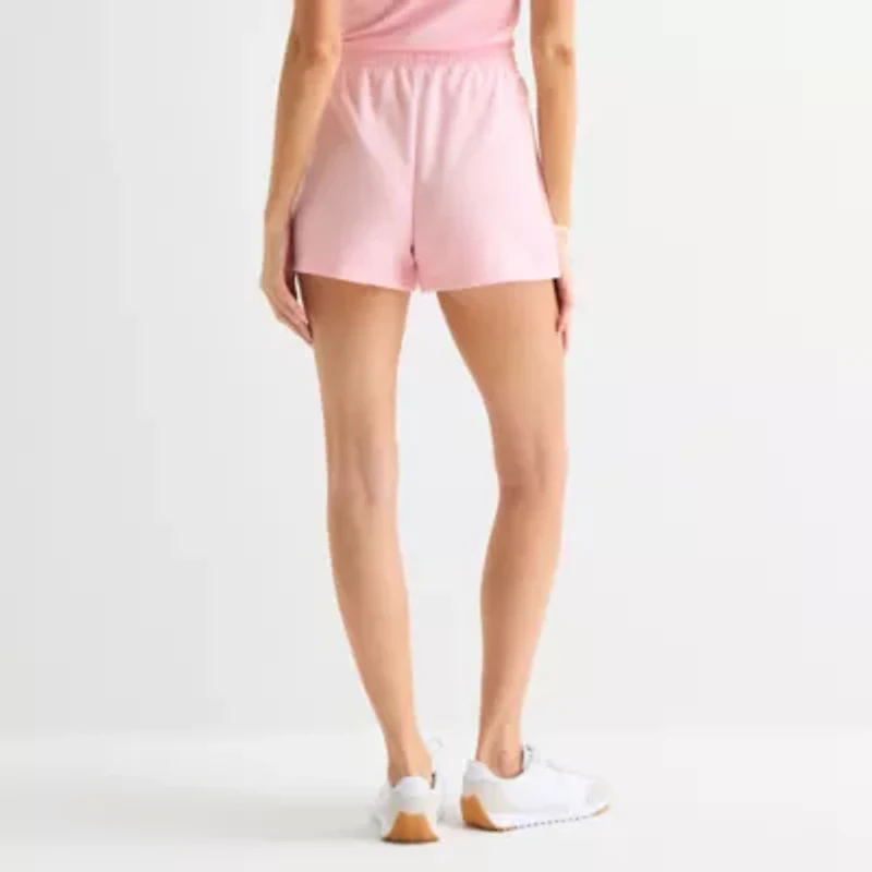 Juniors Womens Mid Rise Pull-On Short