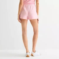 Juniors Womens Mid Rise Pull-On Short