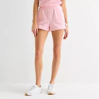 Juniors Womens Mid Rise Pull-On Short