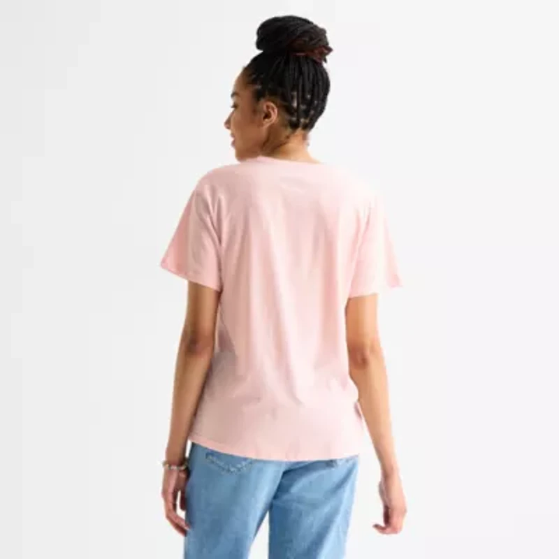 Hersheys Kisses Boyfriend Tee Womens Juniors Crew Neck Short Sleeve Oversized Graphic T-Shirt