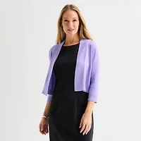 Perceptions Womens 3/4 Sleeve Shrug
