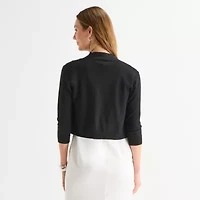 Perceptions Womens 3/4 Sleeve Shrug