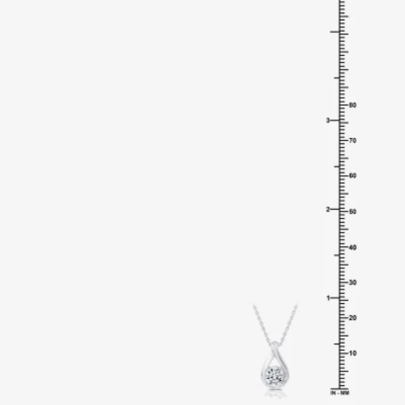 ( G/SI1-SI2) 1/2 CT. Lab-Grown Diamond Sterling Silver or 14K Gold over 18 Inch Pendant Necklace