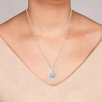 ( G/SI1-SI2) 1/2 CT. Lab-Grown Diamond Sterling Silver or 14K Gold over 18 Inch Pendant Necklace