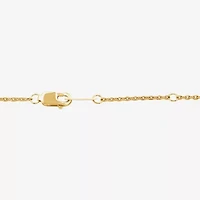 (F/Vs1) Womens 5 CT. T.W. Lab Grown White Diamond 14K Gold Pear 18 Inch Pendant Necklace