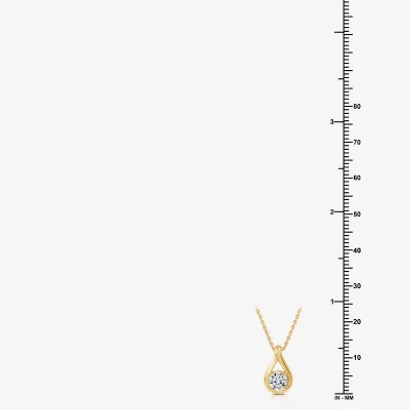 ( G/SI1-SI2) 1/2 CT. Lab-Grown Diamond Sterling Silver or 14K Gold over 18 Inch Pendant Necklace