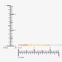 Made in Italy Womens 14K Tri-Color Gold 18 Inch Link Chain Necklace