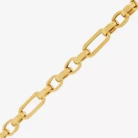 Made in Italy Womens 14K Gold 18 Inch Link Chain Necklace