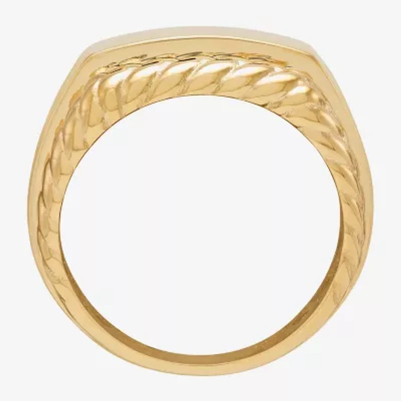 Mens 16.5MM 10K Gold Band