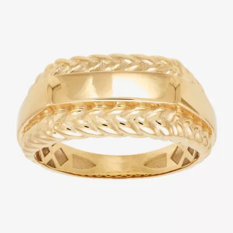 Mens 16.5MM 10K Gold Band